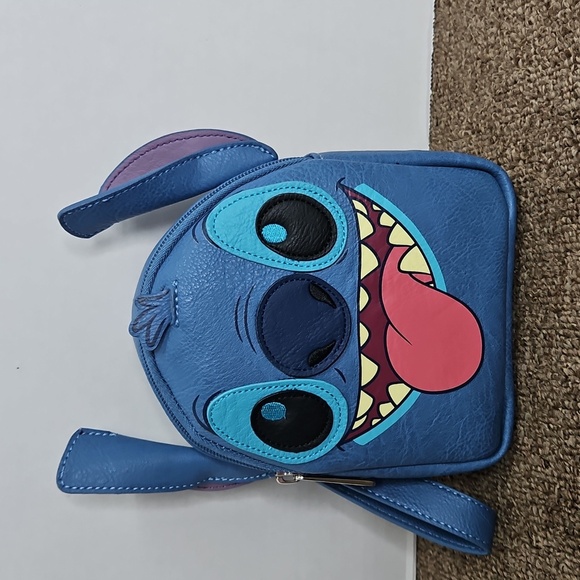 Loungefly Accessories - Disney Parks Loungefly Stitch Wristlet Bag Belt Loop